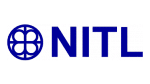 Logo of NITL with blue text and a circular emblem featuring geometric shapes.