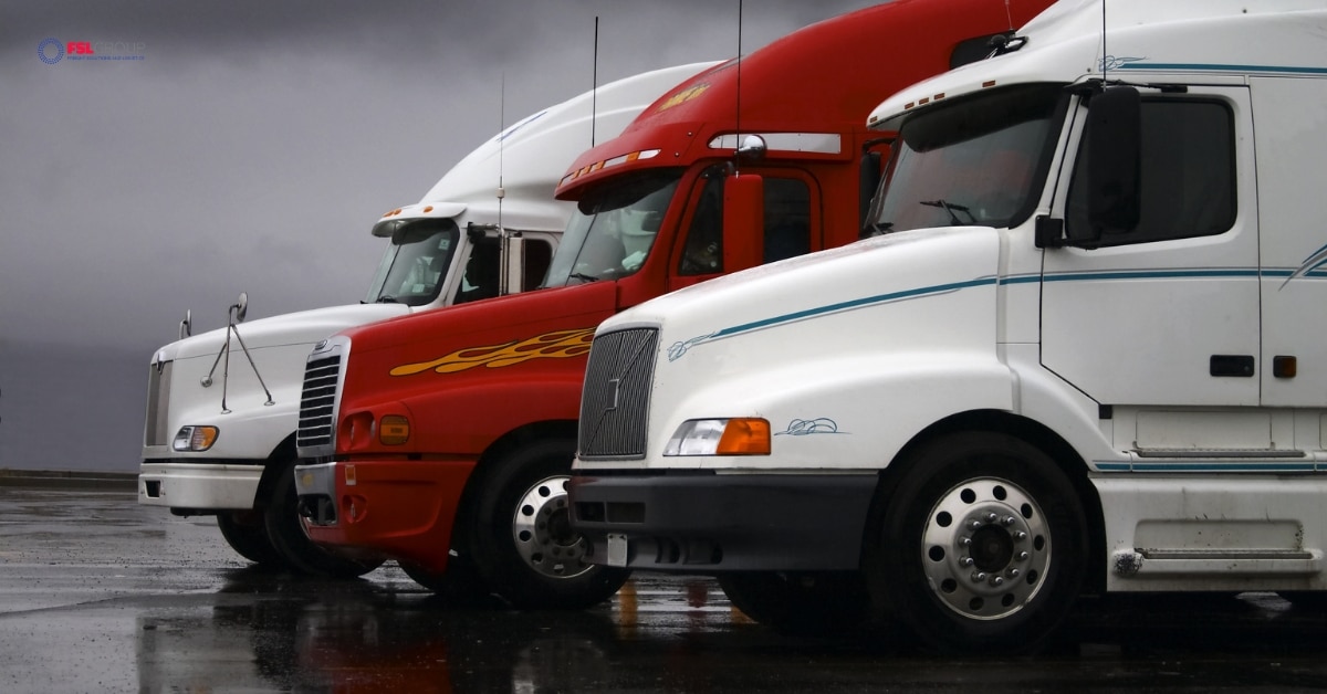 LTL freight truck loading multiple pallets for small business delivery