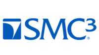 Blue logo with the text "SMC³" and a stylized design on the left.