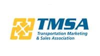Home - Freight Brokerage, Freight Agents & LTL Freight Shipping TMSA logo with a yellow geometric design and blue text reading "Transportation Marketing & Sales Association.